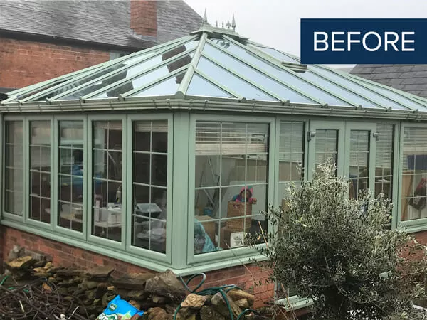 Conservatory Before Upgrade & Replacement