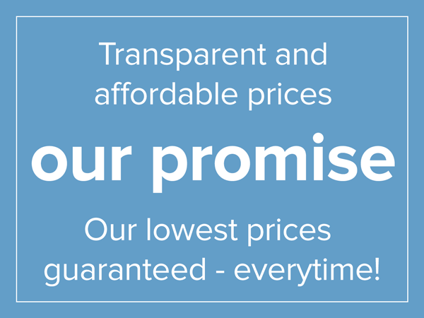 Our Price Promise - Our Lowest Prices Guaranteed!