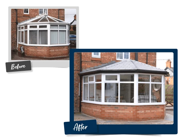 A Conservatory Transformed With A New Solid Roof