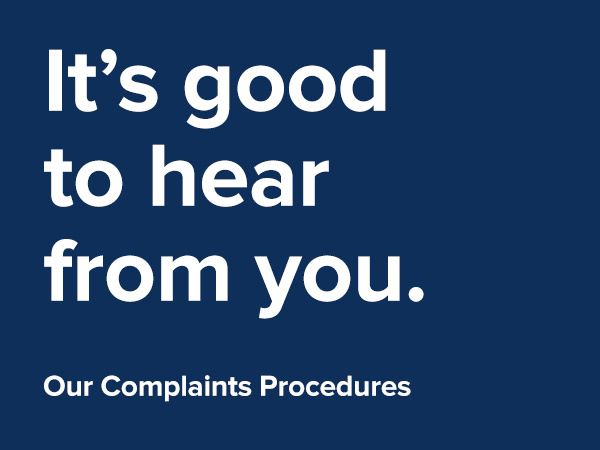 Our Complaints Procedures