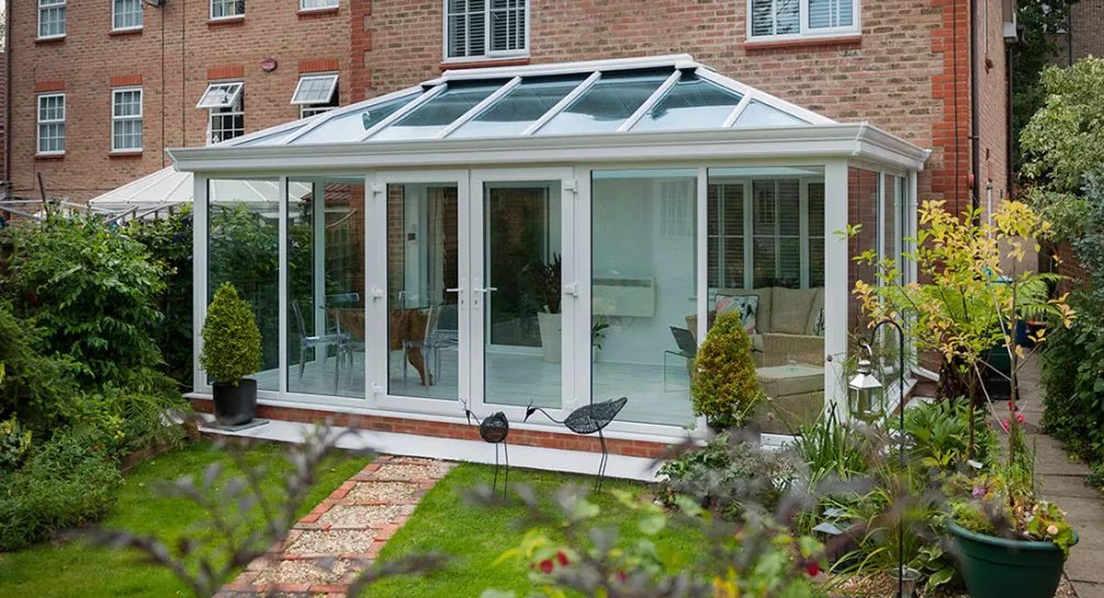 This is a great example of rectangular shaped Edwardian conservatory