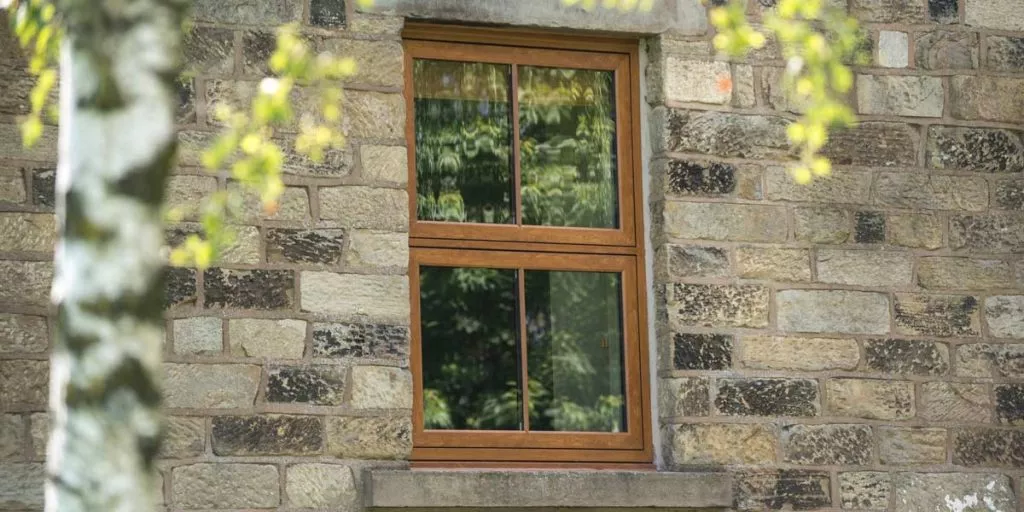 Envisage Windows in Golden Oak