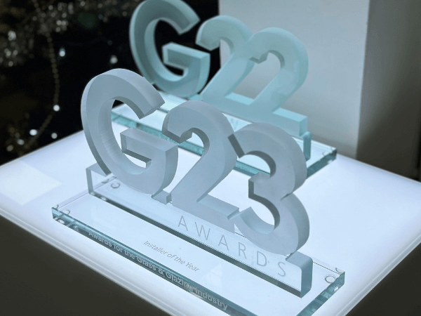 G Awards Installer of the Year Trophy