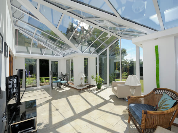 Large Glass Fronted Conservatory