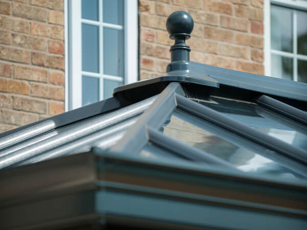 Grey Conservatory Roof Detail