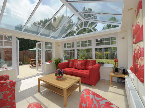 Modern Orangery with French Doors