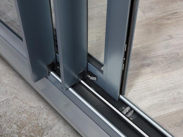 Triple Track Sliding Doors - Detail