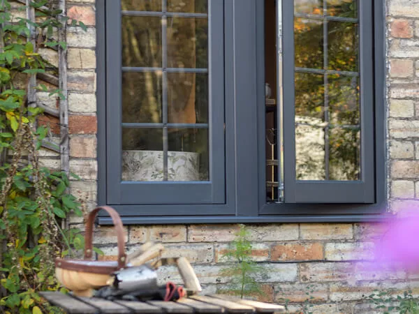 Grey UPVC Cottage Windows